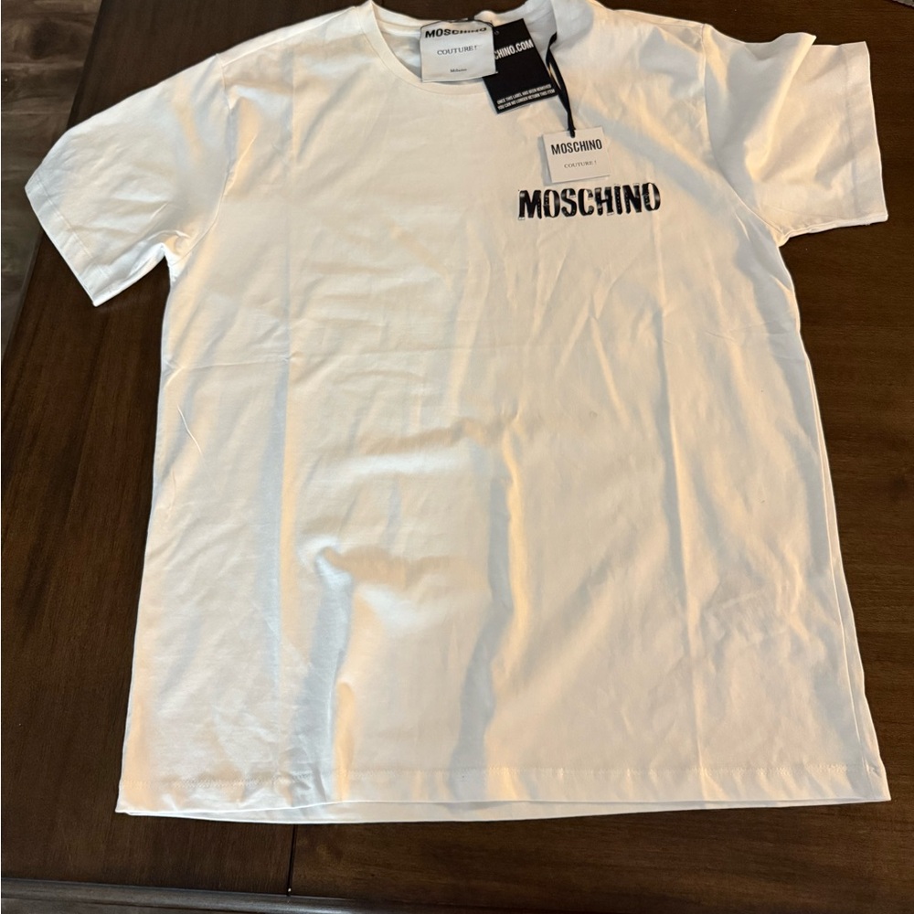 Moschino Unisex White T-Shirt NWT